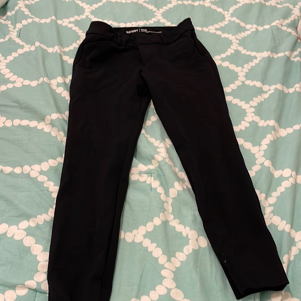 Old navy black slacks